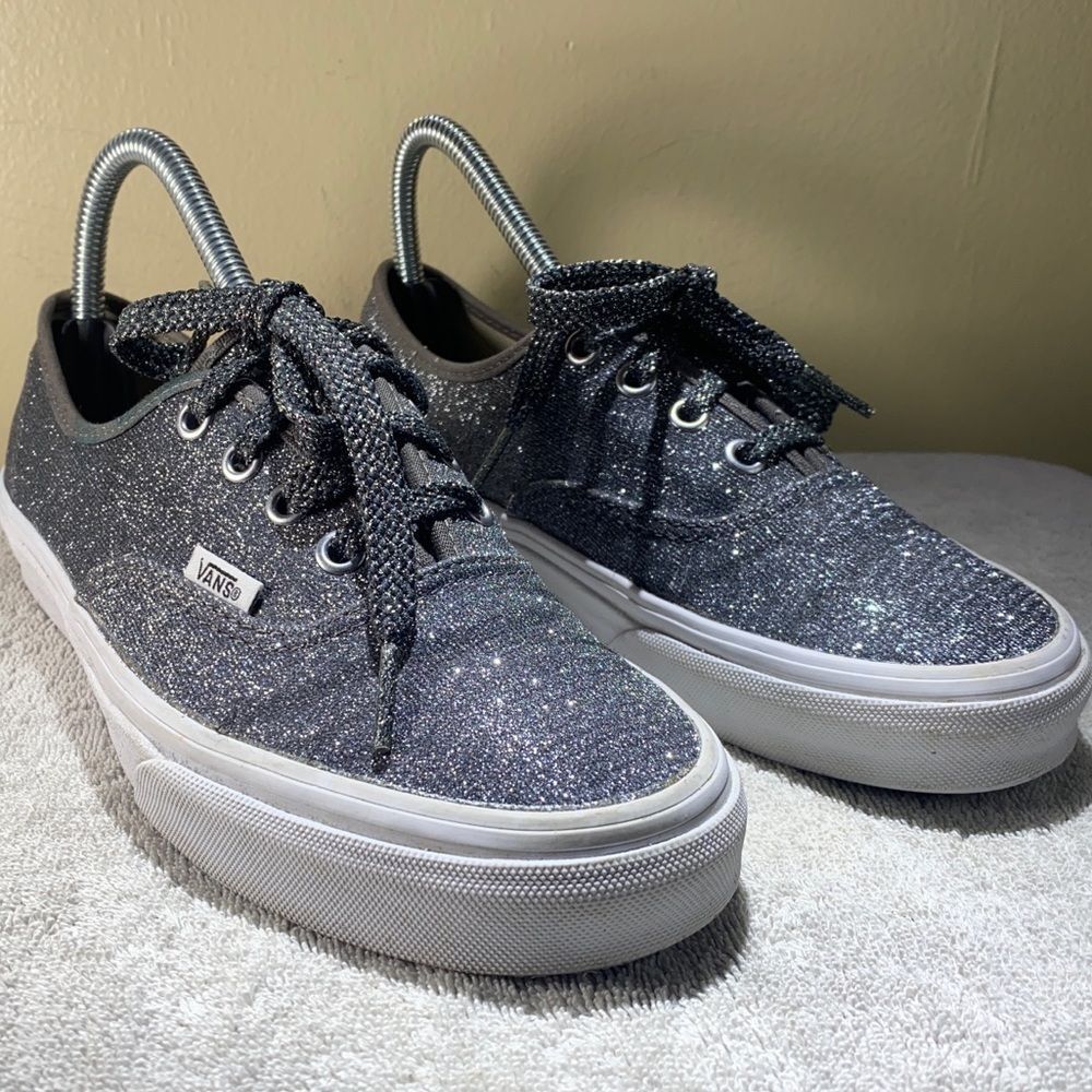Women’s Van Glitter sliver Grey size 7
